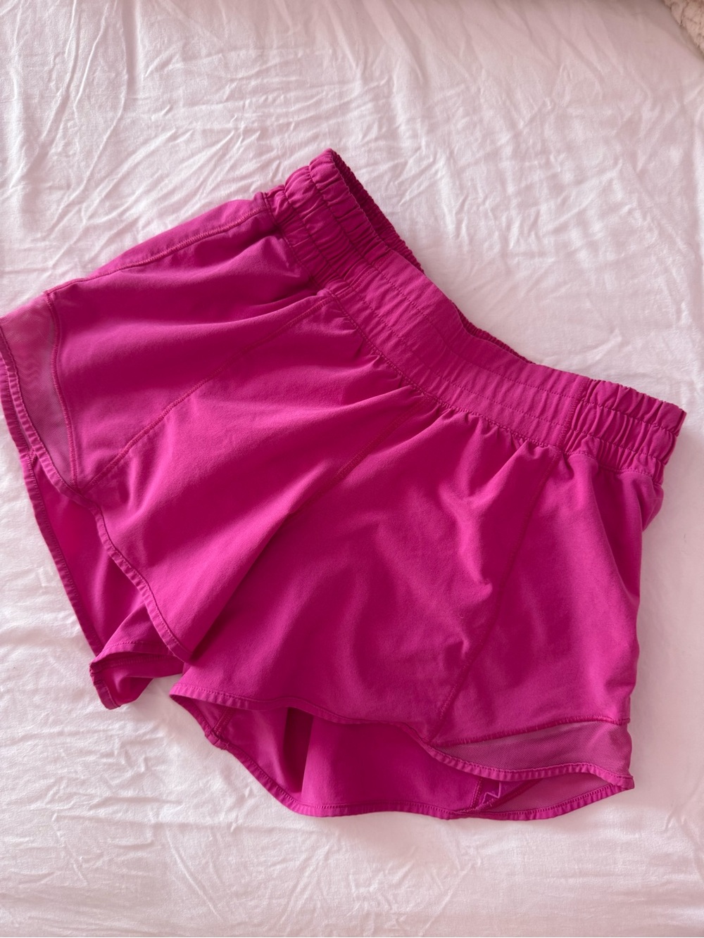 lululemon athletica Bright Fuchsia Athletic Skort-Style Shorts